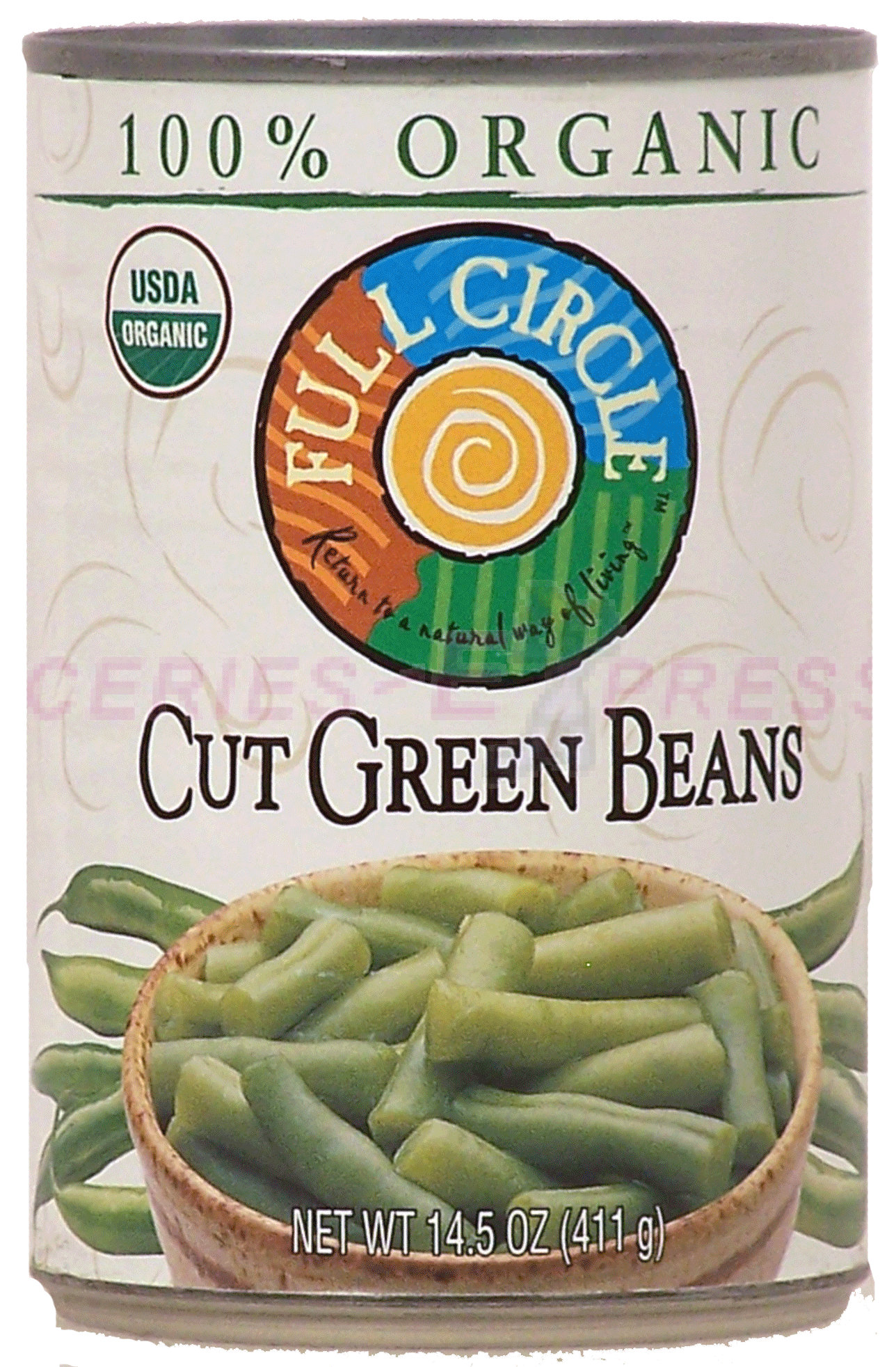 Full Circle&nbsp;&nbsp;cut green beans, 100% organic Full-Size Picture